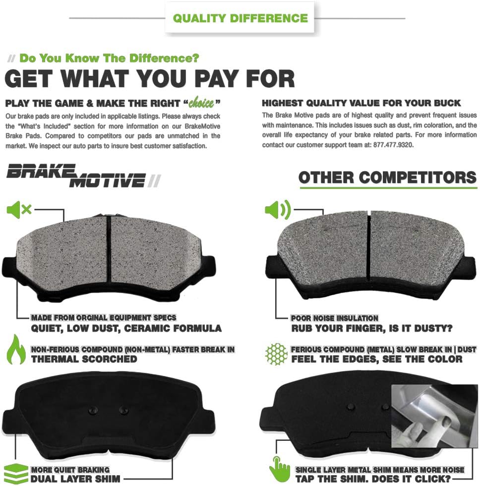 Ceramic Brake Pads Set 8pcs P340