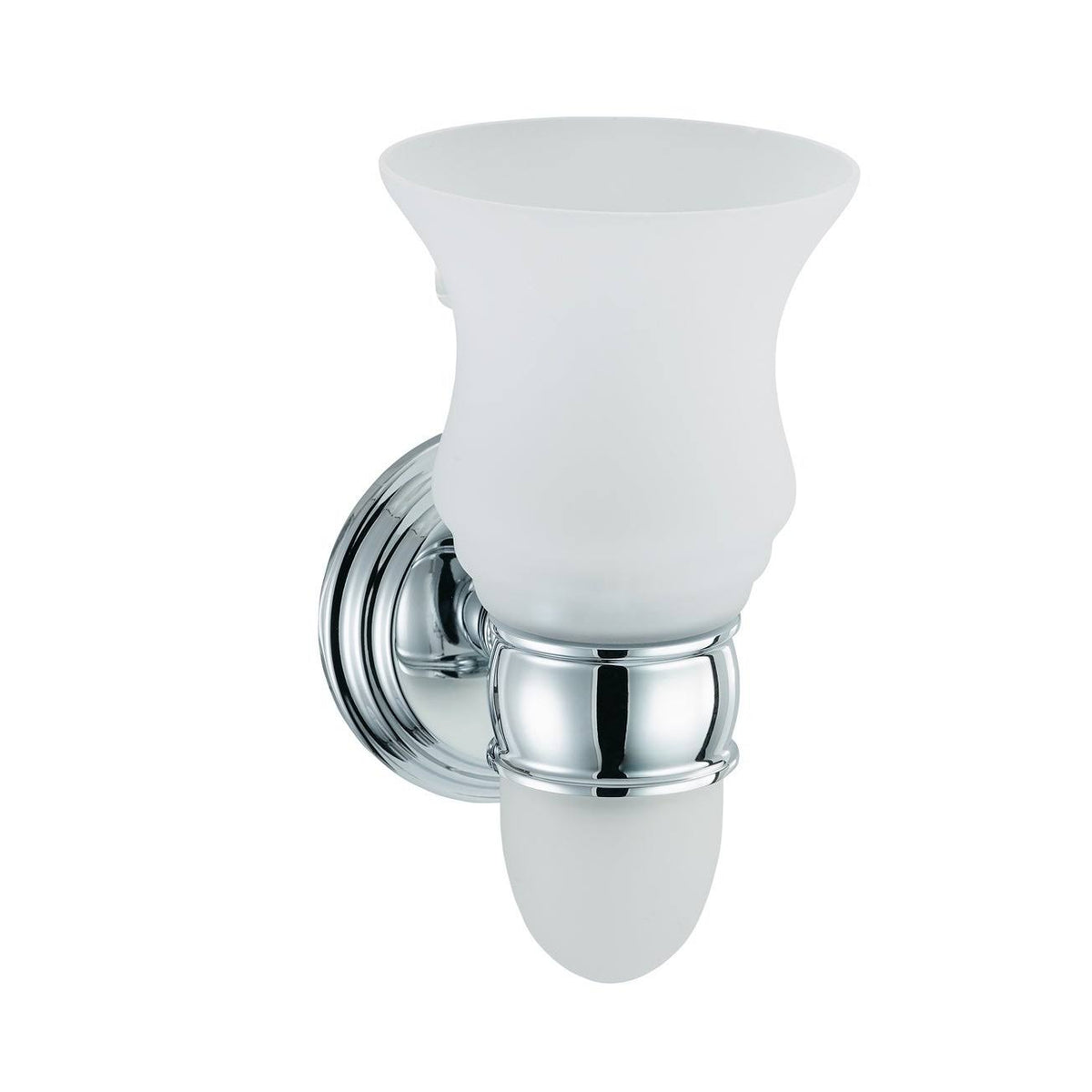 Satin Nickel Light with Satin Etched Glass F1477