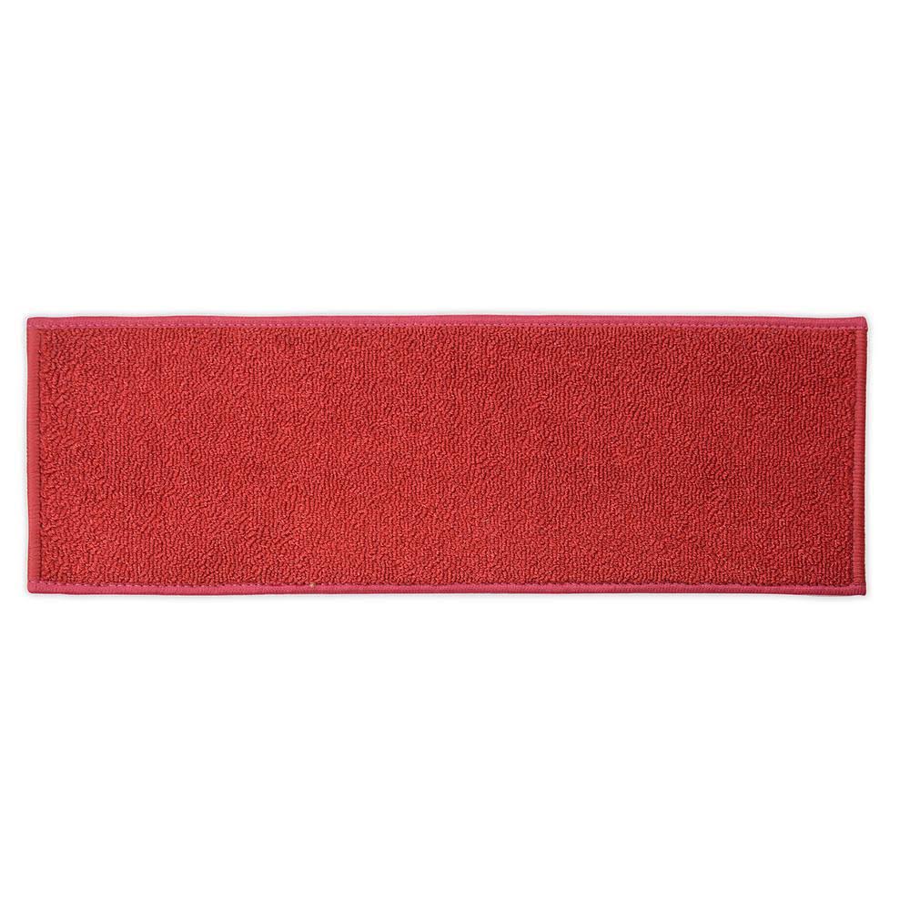 Solid Red Carpet Stair Tread Cover Set of 13 E993