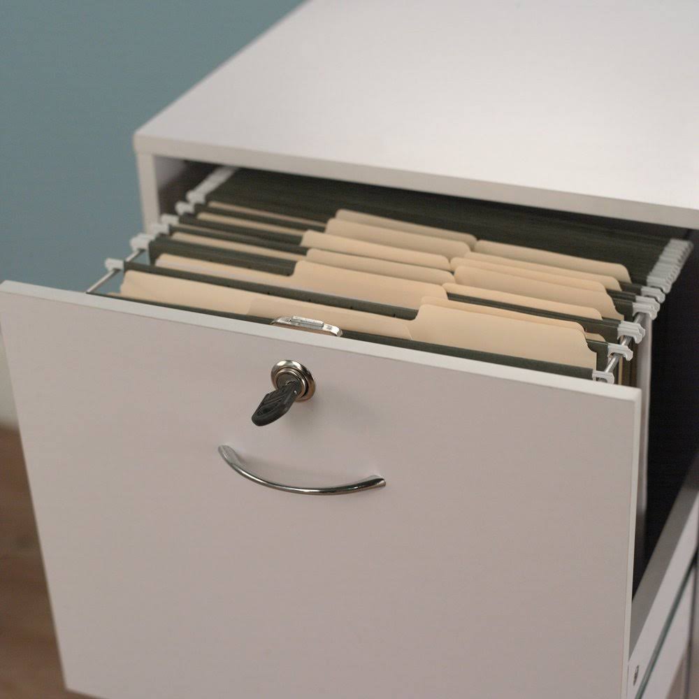 2 Drawer Espresso Filing Cabinet Z5303