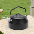 Black 1L Camping Water Kettle with Lockable Handle A1885