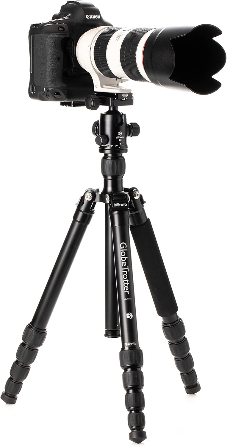 Black Travel Tripod with Ballhead and Monopod D83913