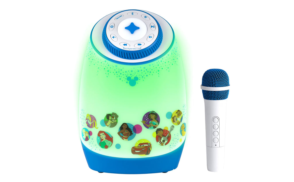 Disney Karaoke Machine with Bluetooth Speaker and Wireless Microphone K903