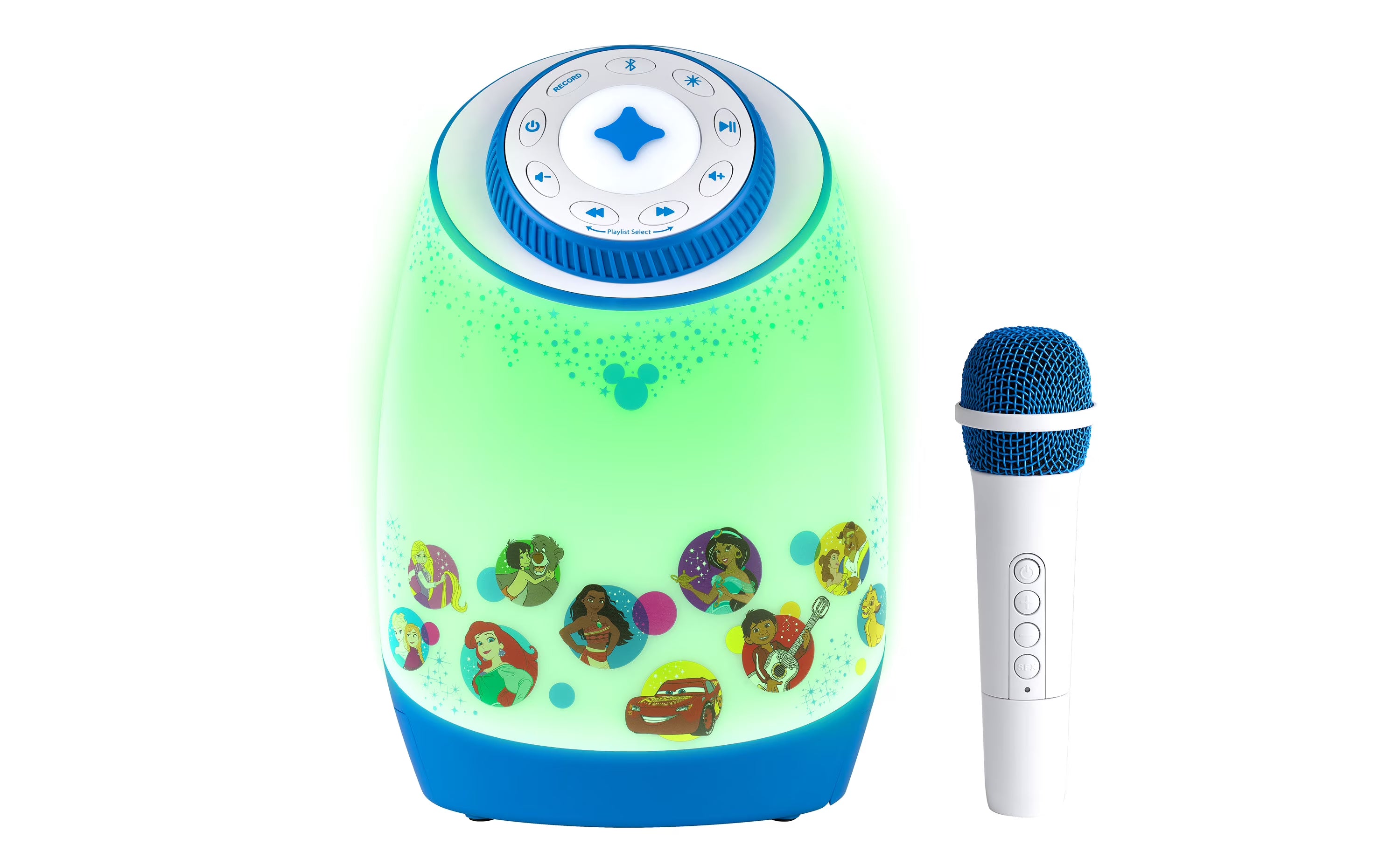 Disney Karaoke Machine with Bluetooth Speaker and Wireless Microphone K903