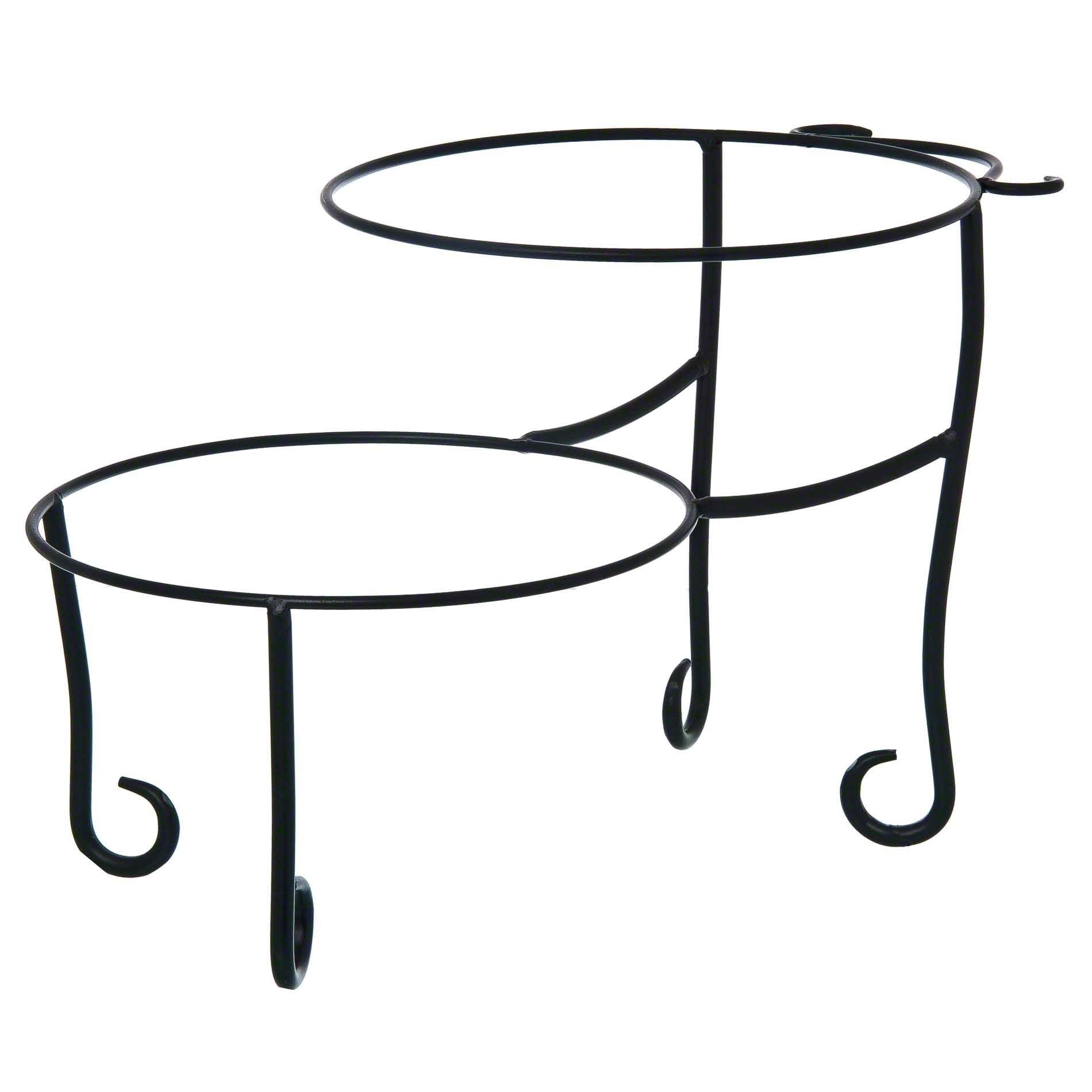 Wrought Iron Two-Tier Pizza Stand Q2105