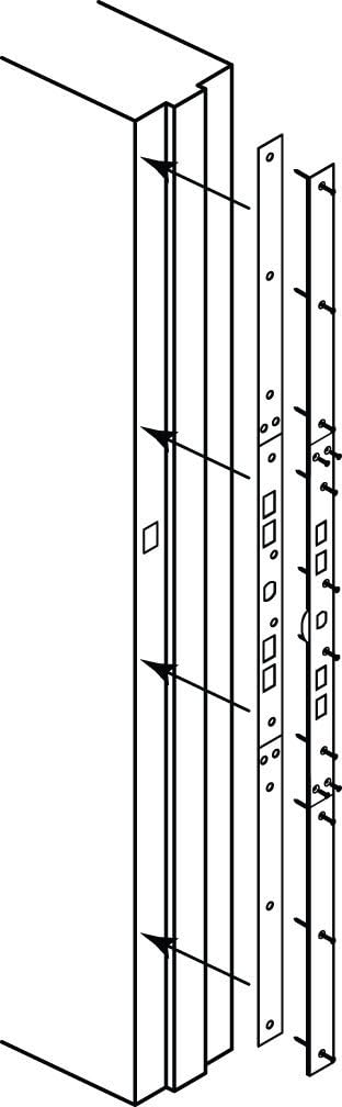 Steel Jamb Repair and Reinforcement Kit, Paintable White Finish, Pack of 2 N760