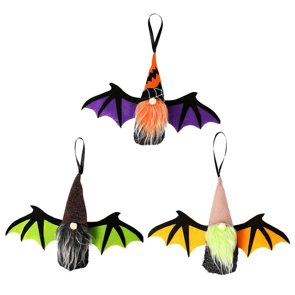 Hanging Bat Gnome Doll Pendants U434687