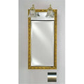 Recessed Single Door Cabinet with Traditional Lights Z603804