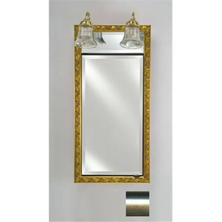 Recessed Single Door Cabinet with Traditional Lights Z603804