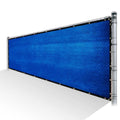 Blue Privacy Fence Screen HDPE Mesh Cover with Reinforced Grommets V215265