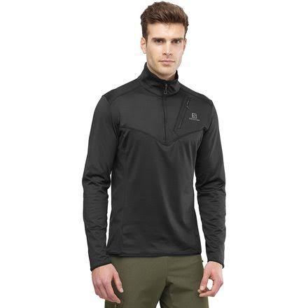 Black XL Half Zip X449