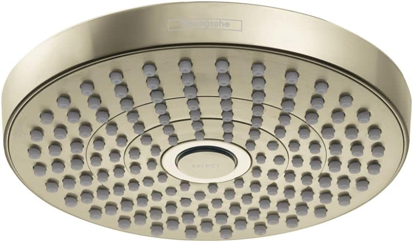 Brushed Black Chrome 7-inch 2-Spray Showerhead G9875