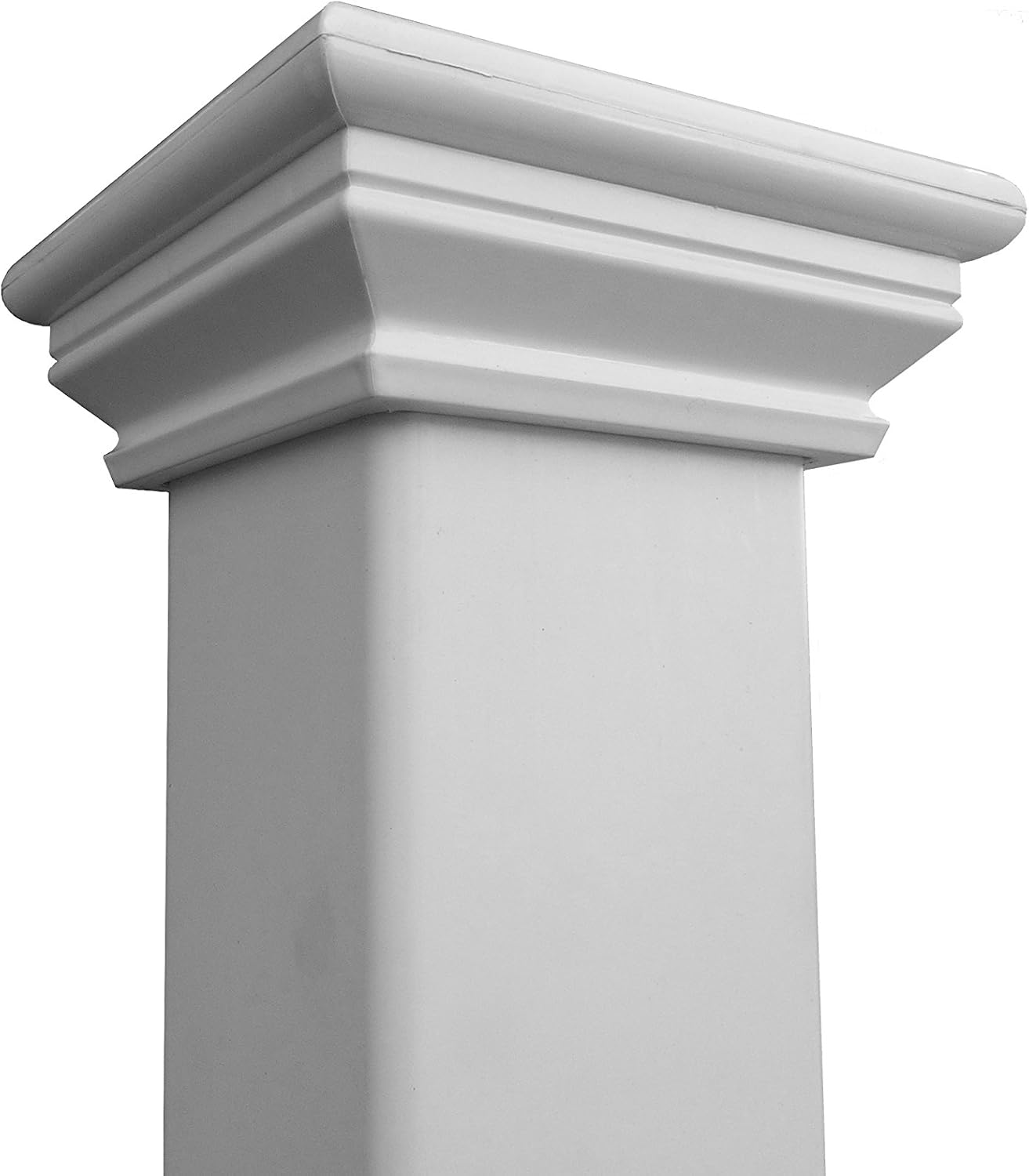 White Mailbox Post F64435