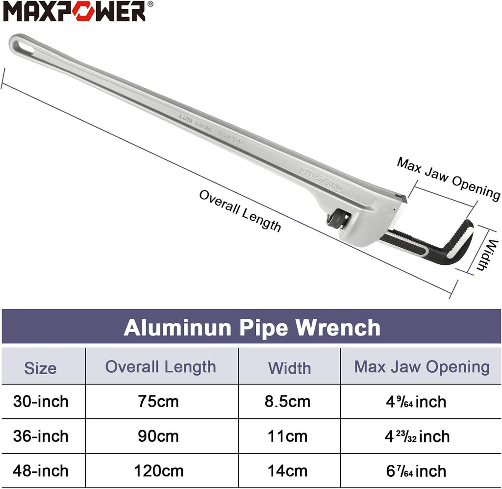 48-inch Aluminum Straight Pipe Wrench N552502