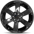 Gloss Black Aluminum 22 inch Full Size Alloy Rim U37689