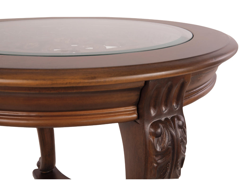Dark Brown End Table E55384