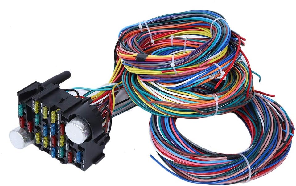 12V 21 Circuit Wiring Harness Kit Universal G2891