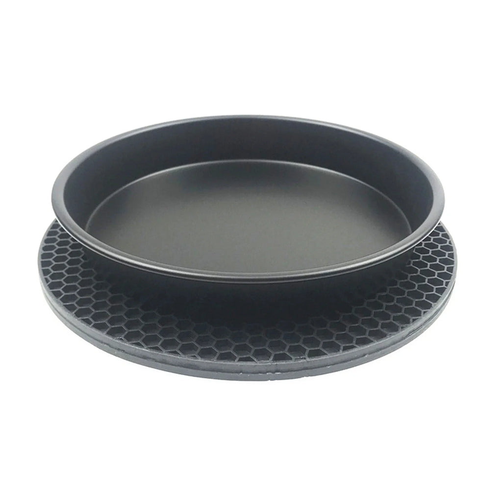 10Pcs Air Fryer Accessory Kit with Frying Pan Rack Pizza Tray Cupcake Mould Set I19380