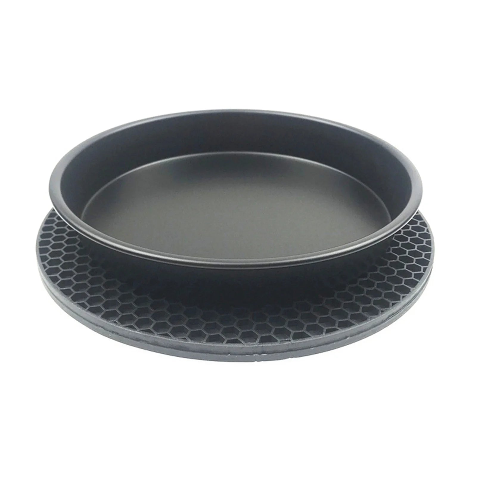 10Pcs Air Fryer Accessory Kit with Frying Pan Rack Pizza Tray Cupcake Mould Set I19380