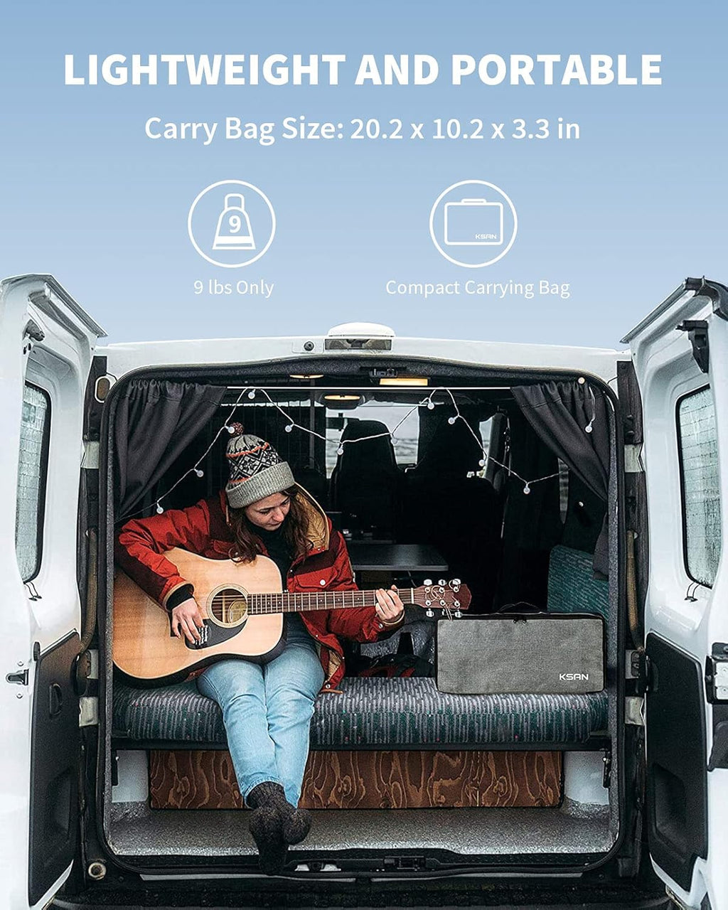 Outdoor Projector Screen with Stand, 120 Inch, Double Sided Projection Screen with Bag M66310