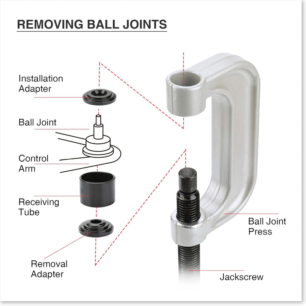 21PCS Ball Joint Press Kit & U-Joint Puller Service Tool Set B7269
