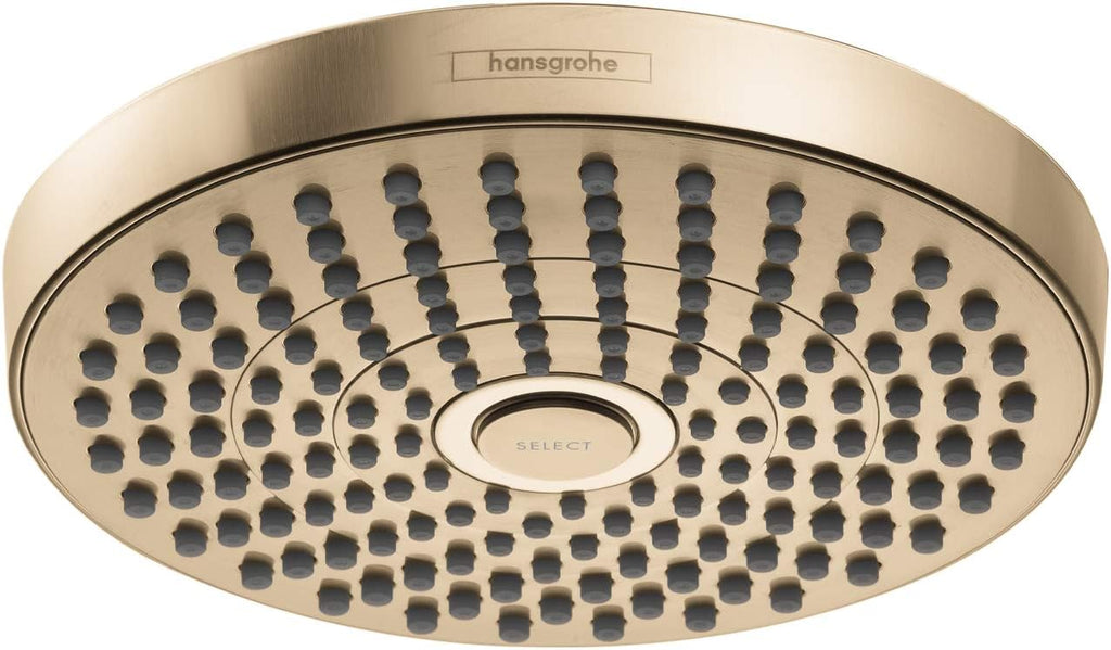 Brushed Black Chrome 7-inch 2-Spray Showerhead G9875