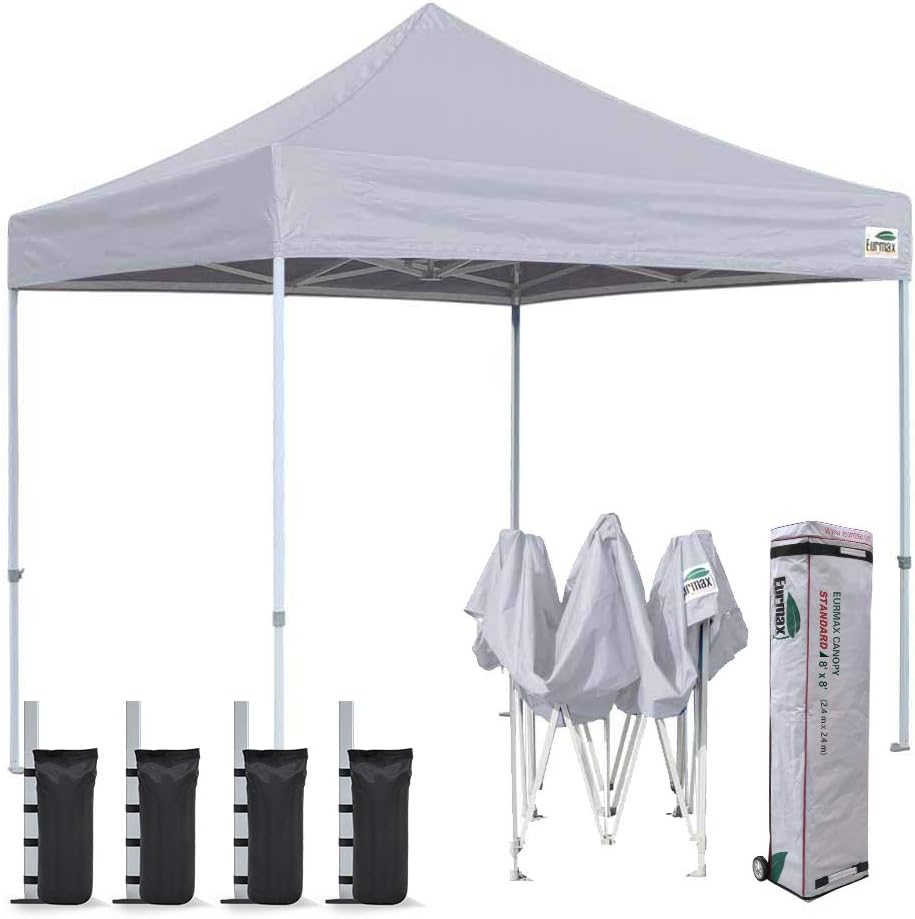 10'x10' Pop Up Canopy Tent with Heavy Duty Roller Bag R21416
