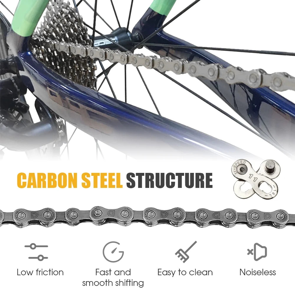 9 Speed Bike Chain 116 Links Steel B20138