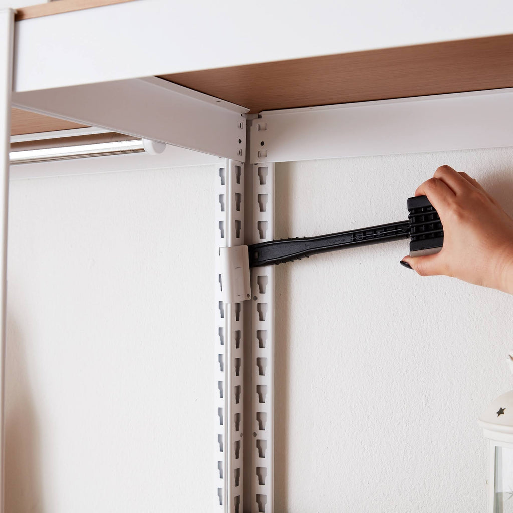 White Modular Shelving and Storage R14496