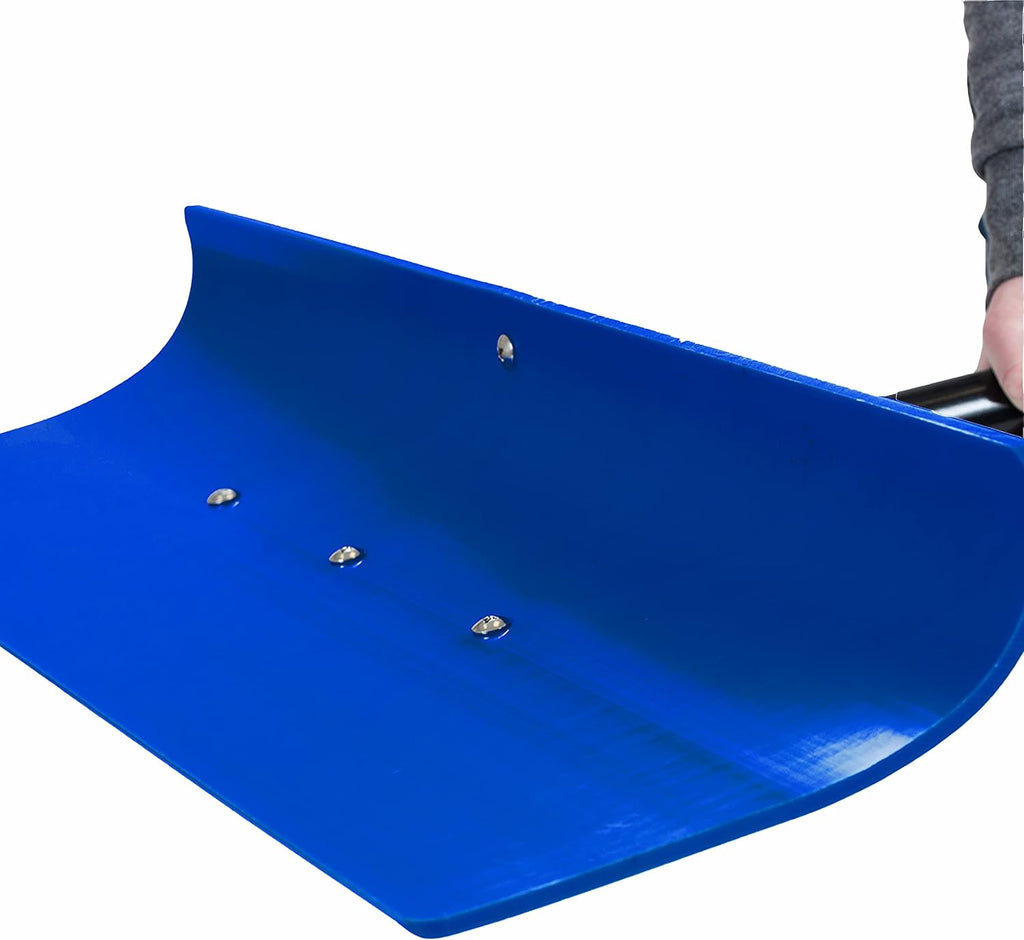 30" Snow Pusher with Fiberglass Shaft, D-Shaped Handle, Pack of 2 J845291