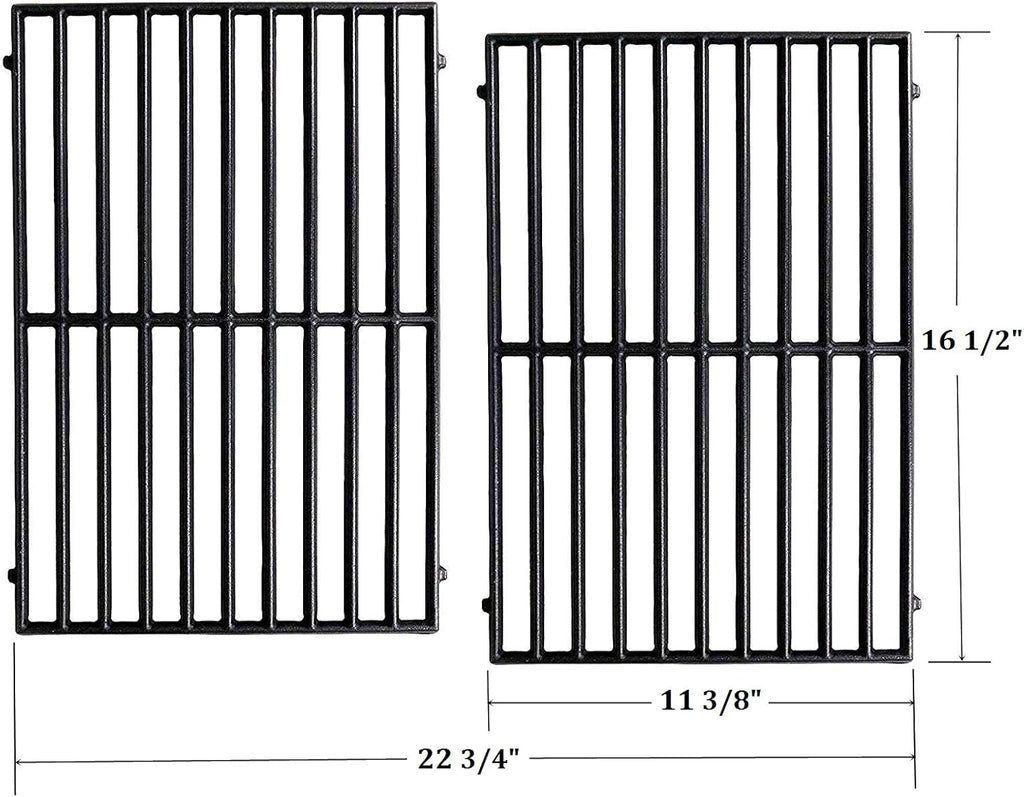 Cast Iron Cooking Grids for Gas Grills, Set of 2 O782