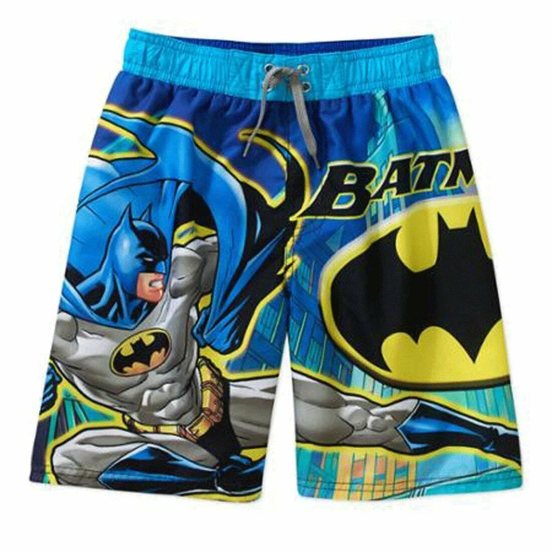 Batman Swim Shorts Trunks Boy Size 6/7 B333