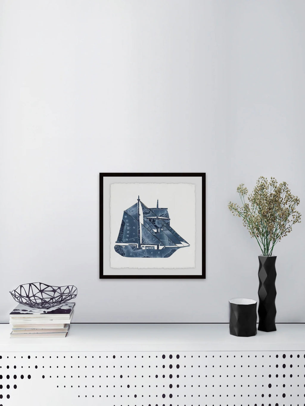 12" x 12" Framed Giclee Painting E7718