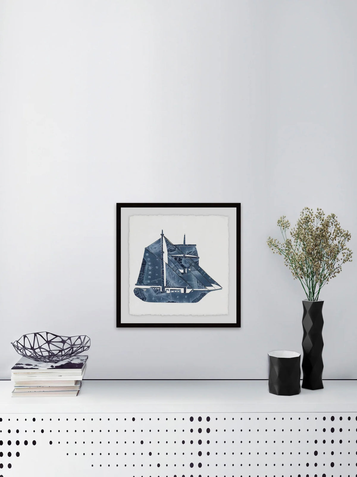 12" x 12" Framed Giclee Painting E7718