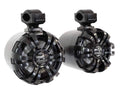 Rockville WB65 Black 6.5x22 600W Metal Marine Wakeboard Swivel Tower Speakers M613