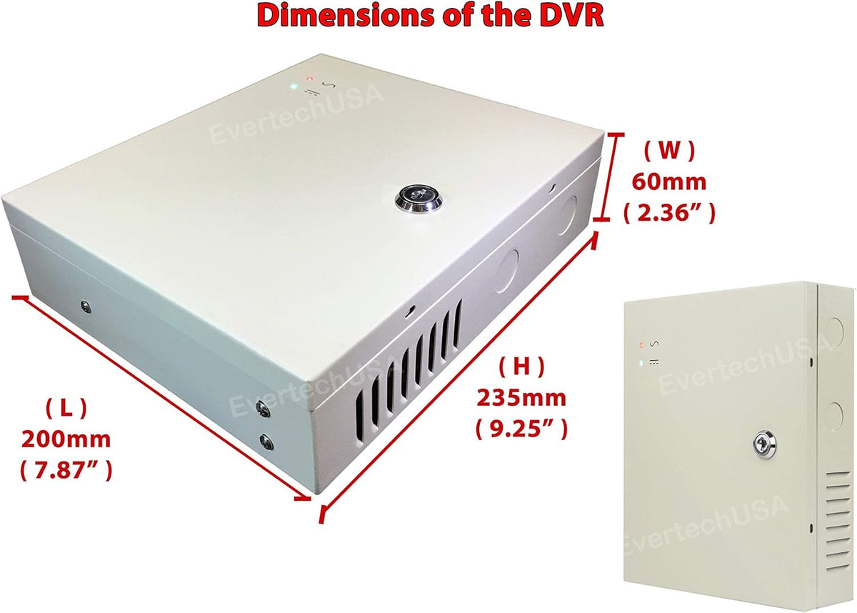 16 Channel 12 Volt DC Output CCTV Power Supply Box with 18 Pcs DC Male Pigtail E82392