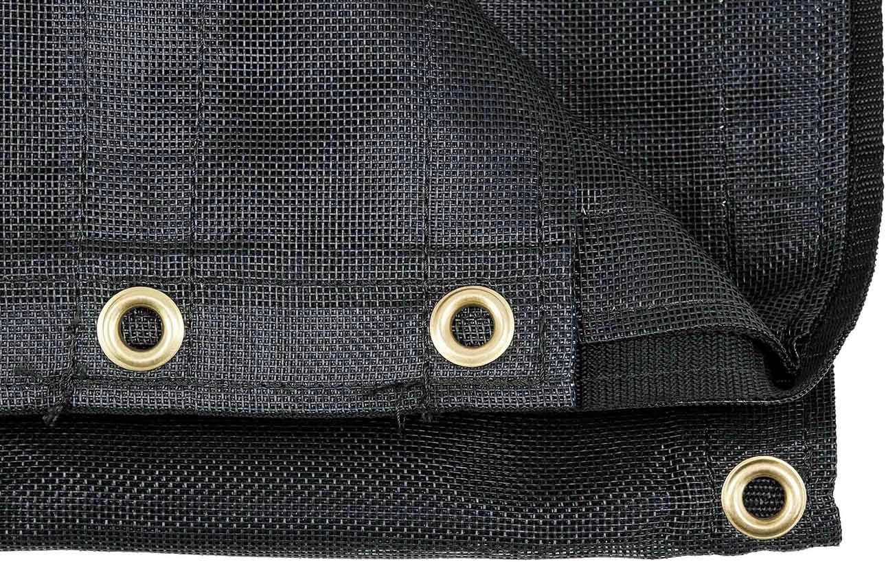 7' x 24' Vinyl Coated Mesh Tarps with 6 Inch 18oz Double Pocket J96469