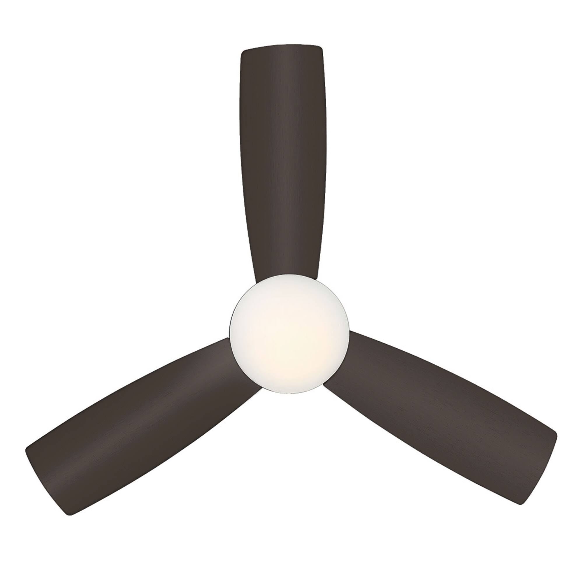 Bronze Smart Flush Mount Ceiling Fan Y81979