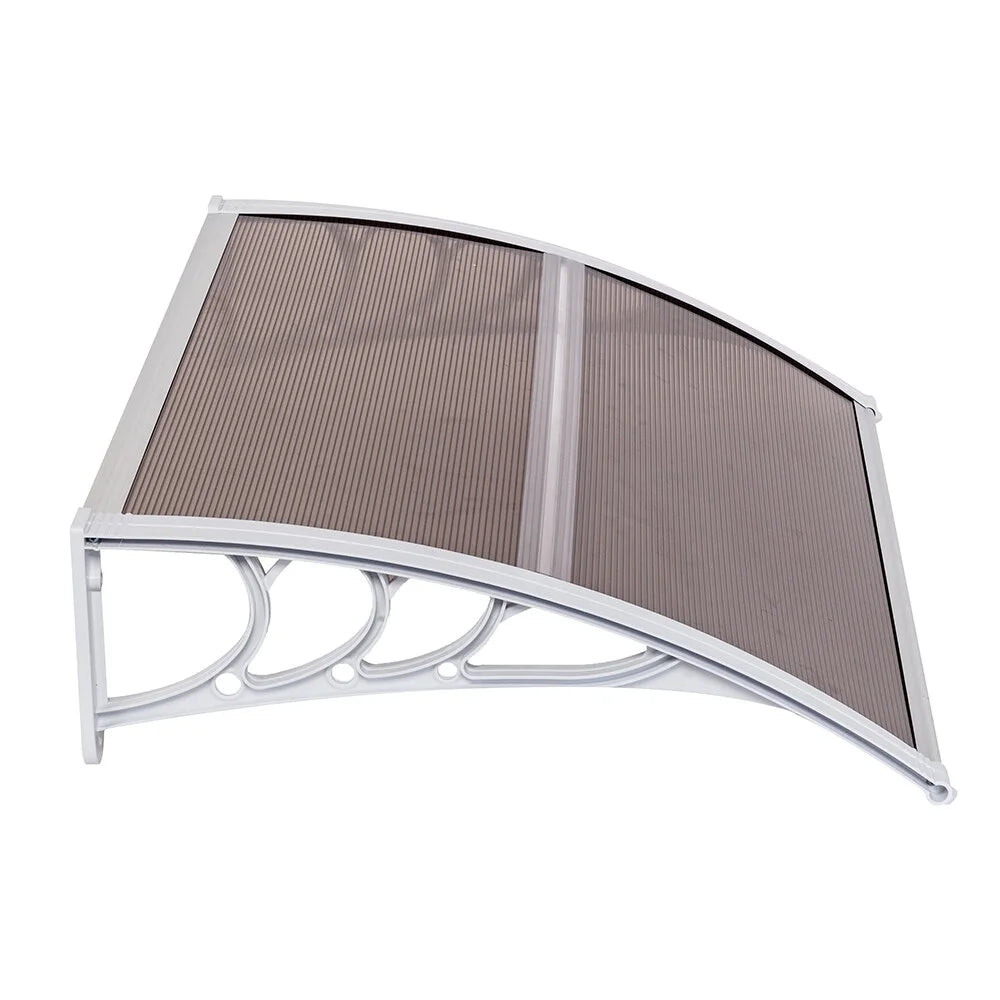 Transparent Polycarbonate Door Rain Cover F10395