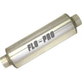 Stainless Steel Round Muffler Fiberglass Packed Perforated Core P877