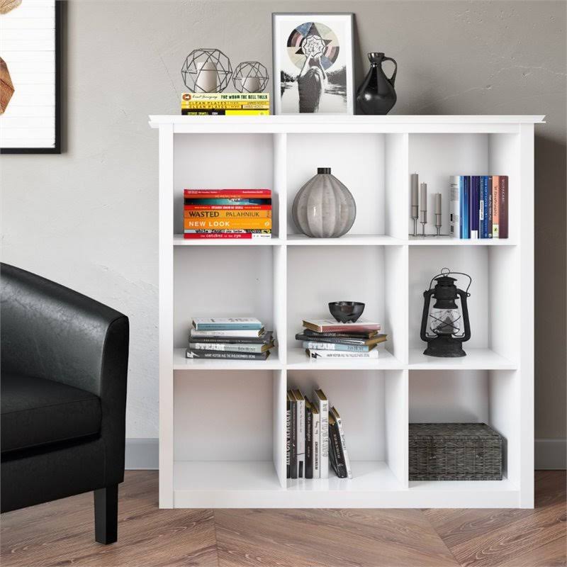 White 9 Cube Bookcase and Storage Unit E106221