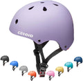 Kids Bike Helmet Adjustable Multi Sport Violet V62242