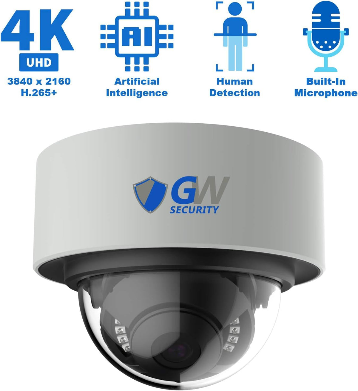 16 Channel 4K NVR Security Camera System with 12 Dome Camera Q2236