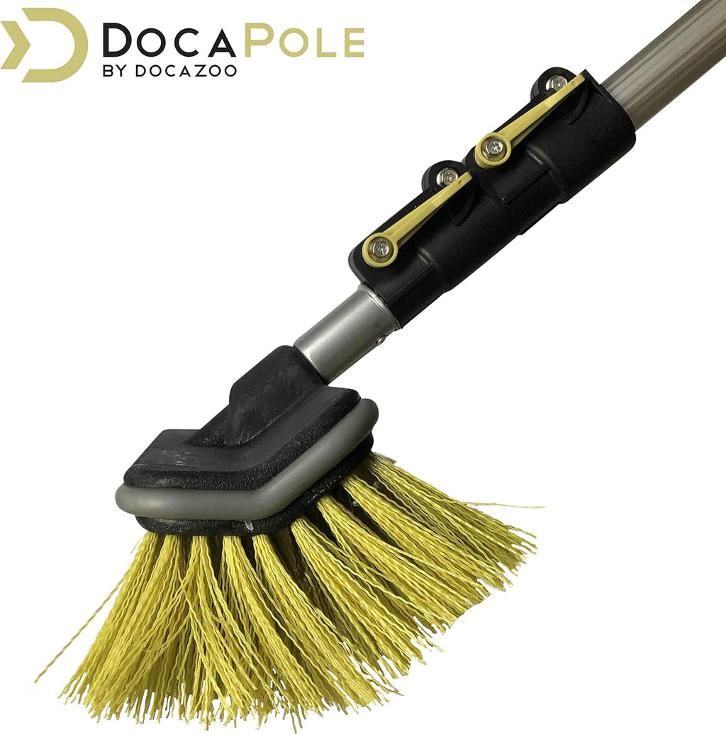 11 Inch Hard Bristle Deck Brush with Telescoping Pole V1270