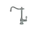 Matte Black Point-of-Use Drinking Faucet with Double Curved Body and Curved Handle Y35079