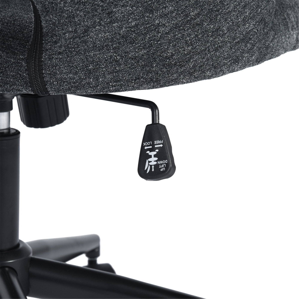 Dark Grey Swivel Desk Chair R198376