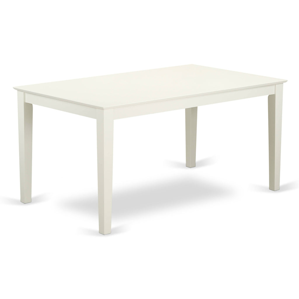 5 Piece Dining Set with Table, 2 Chairs, and 2 Benches in Linen White K907