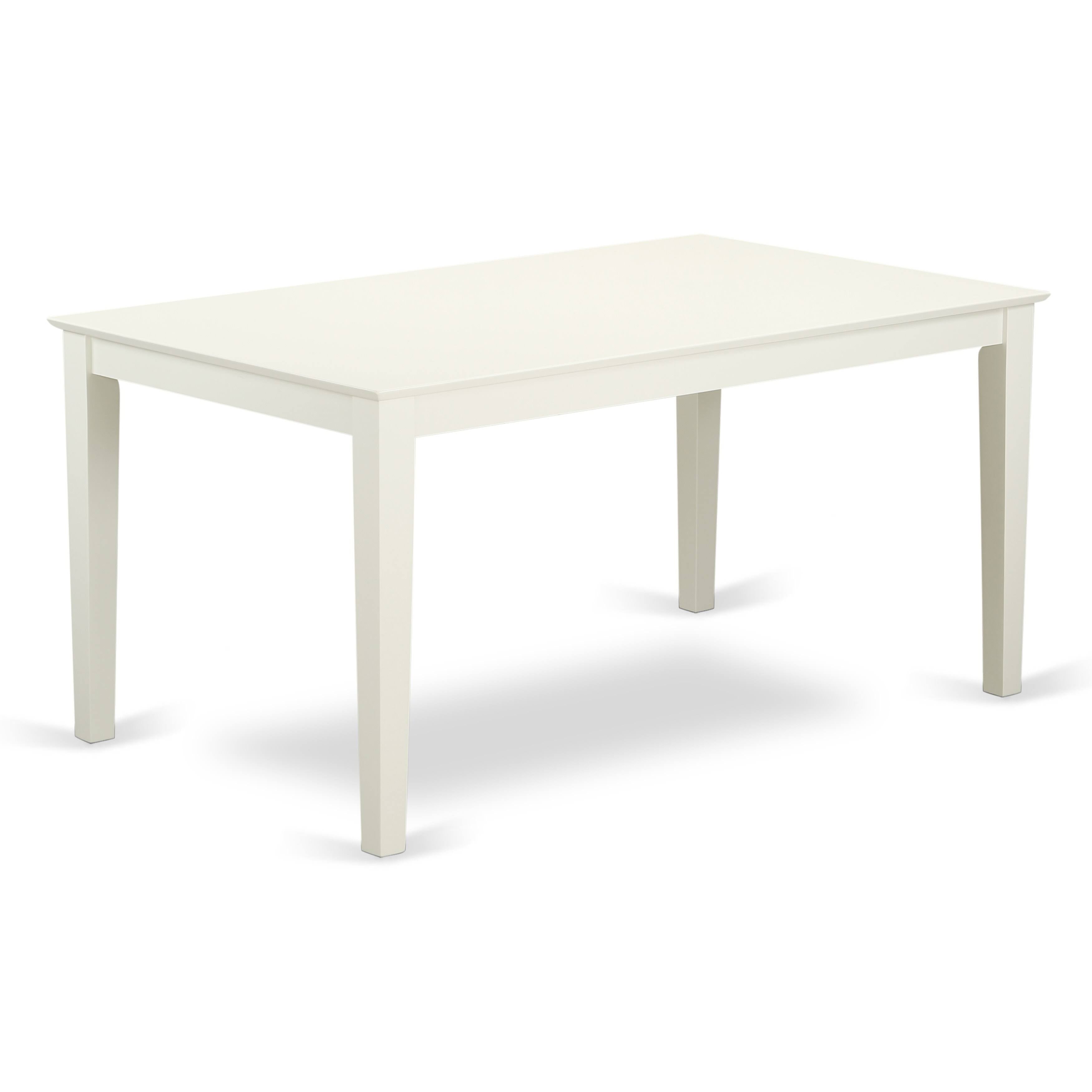 5 Piece Dining Set with Table, 2 Chairs, and 2 Benches in Linen White K907