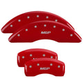 Red Brake Caliper Covers Front & Rear Set X8995
