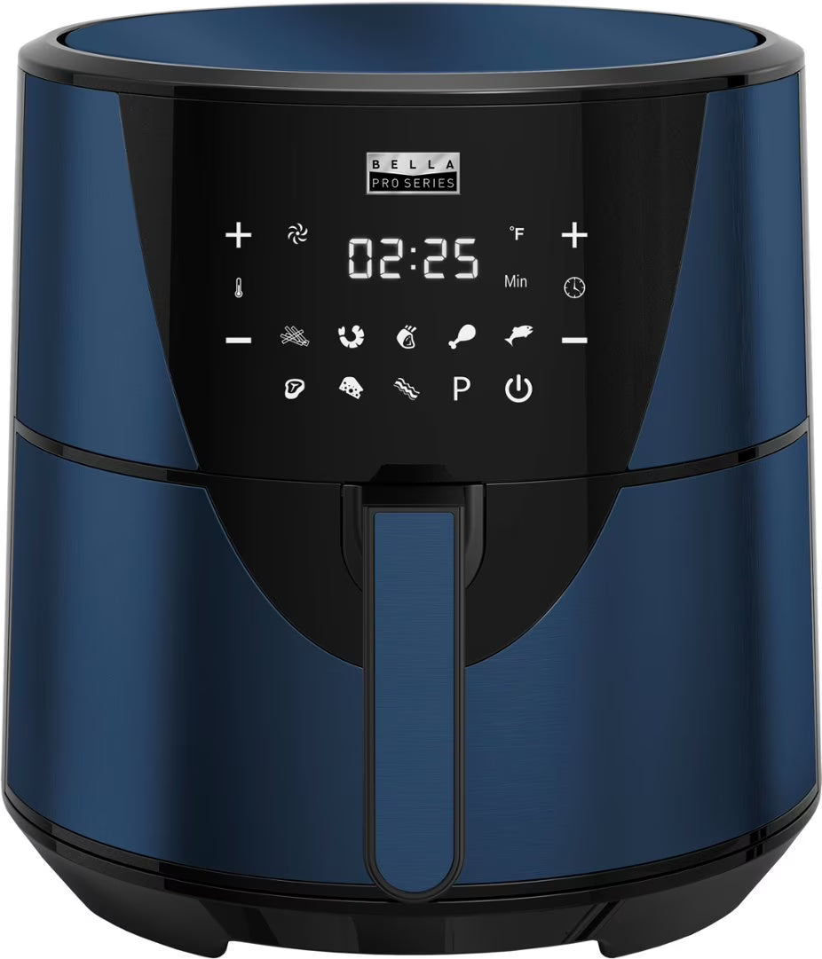 Ink Blue Stainless Steel Digital Air Fryer R85203